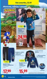 Gazetka promocyjna Lidl - GAZETKA - Gazetka - ważna od 25.01 do 25.01.2026 - strona 20 - produkty: Sok, Ser, Por, Kosz, Koszulka, Dres, Spodnie, Spodnie dresowe, Piżama