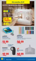 Gazetka promocyjna Lidl - GAZETKA - Gazetka - ważna od 25.01 do 25.01.2026 - strona 34 - produkty: Ubrania, Gra, Wieszak, Kuchnia, Golarka, Szyna, Zestaw do szycia, Szczoteczka