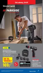 Gazetka promocyjna Lidl - GAZETKA - Gazetka - ważna od 25.01 do 25.01.2026 - strona 35 - produkty: Parkside, Akumulatorowa wiertarkowkrętark, Wiertarkowkrętarka, Warka, Tarka, Wkręt, Torba, Wkrętarka, Ogród, Akumulator