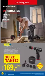 Gazetka promocyjna Lidl - GAZETKA - Gazetka - ważna od 25.01 do 25.01.2026 - strona 4 - produkty: Parkside, Akumulatorowa wiertarkowkrętark, Wiertarkowkrętarka, Warka, Tarka, Wkręt, Torba, Wkrętarka, Ogród, Akumulator