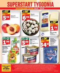 Gazetka promocyjna Topaz - Gazetka - Gazetka - ważna od 22.07 do 22.07.2026 - strona 40 - produkty: Mozzarella, Piec, Krakus, Ser, Mus, Finish, Nektarynka, Pieczarka, Tymbark, Kubuś, Zmywarki, Olej, Nektar, Fa