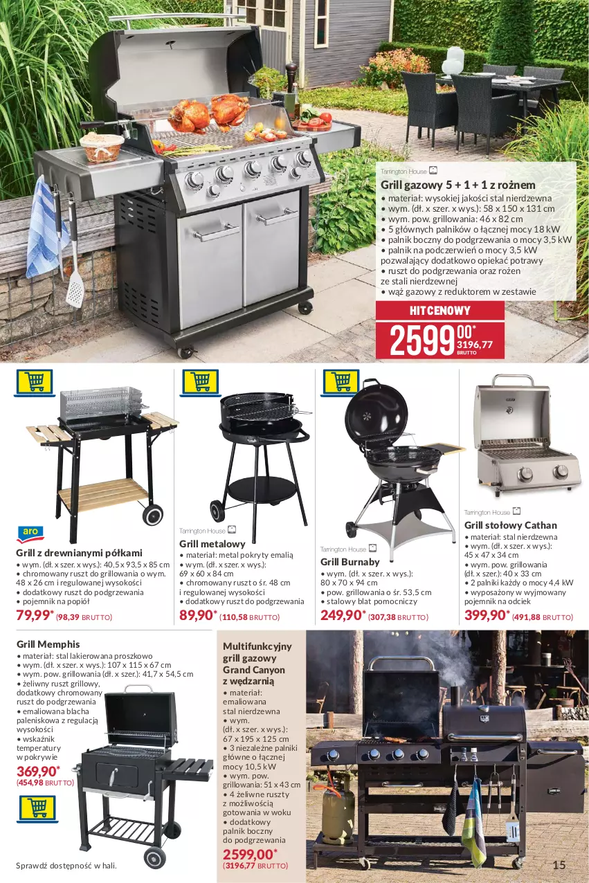 Gazetka promocyjna Makro - [Oferta specjalna] Lato w  ogrodzie - ważna 18.05 do 31.05.2021 - strona 15 - produkty: Gra, Grill, Grill gazowy, Lakier, Palenisko, Pojemnik, Półka, Sok