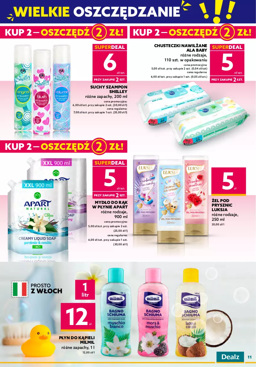 Gazetka promocyjna Dealz - NOWA GAZETKAWielkie Oszczędzanie z Dealz! - ważna 19.10 do 01.11.2022 - strona 11 - produkty: Always, Chusteczki, Colgate, LG, Listerine, Luksja, Mydło, Odżywka, Pasta do zębów, Płyn do kąpieli, Płyn do płukania, Płyn do płukania jamy ustnej, Suchy szampon, Szampon, Taft, Wkładki