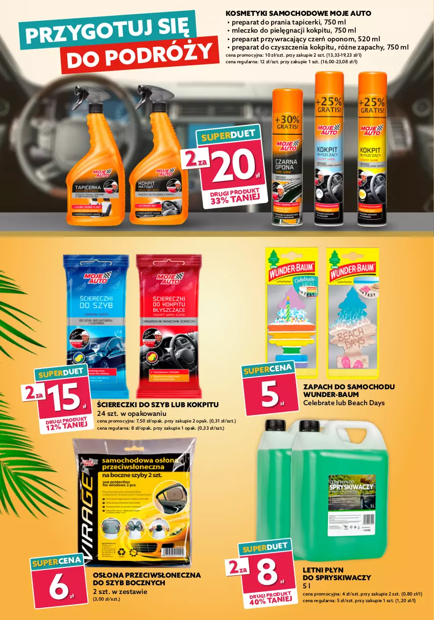 Gazetka promocyjna Dealz - Tanie Podróżowanie - sprawdź katalog! - ważna 24.06 do 10.07.2021 - strona 10 - produkty: Mleczko, Moje Auto, Płyn do spryskiwaczy, Płyta, Poduszka, Preparat do czyszczenia, Telefon