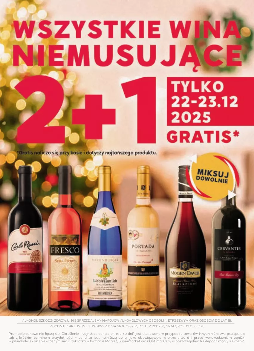 Gazetka promocyjna Stokrotka - W dobrym smaku! - ważna 04.12.2025 do 07.01.2026 - strona 21 - produkty: Optima