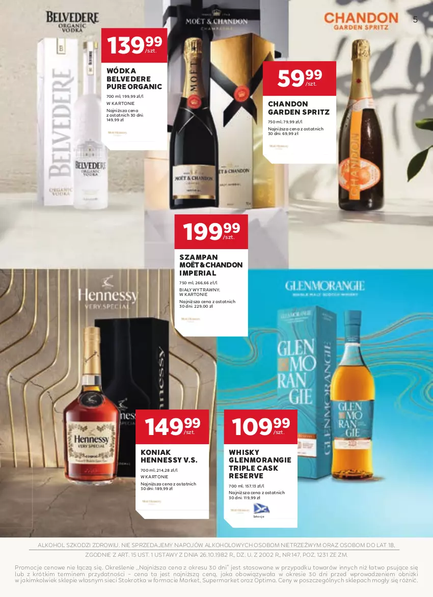 Gazetka promocyjna Stokrotka - W dobrym smaku! - ważna 04.12.2025 do 07.01.2026 - strona 5 - produkty: Koc, Optima, Pur, Ser, Whisky, Wódka