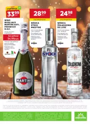 Gazetka promocyjna Stokrotka - W dobrym smaku! - Gazetka - ważna od 07.01 do 07.01.2026 - strona 34 - produkty: Mus, Rama, Martini, Wino musujące, Optima, Wódka, Stock, Prosecco, Wino, Fa