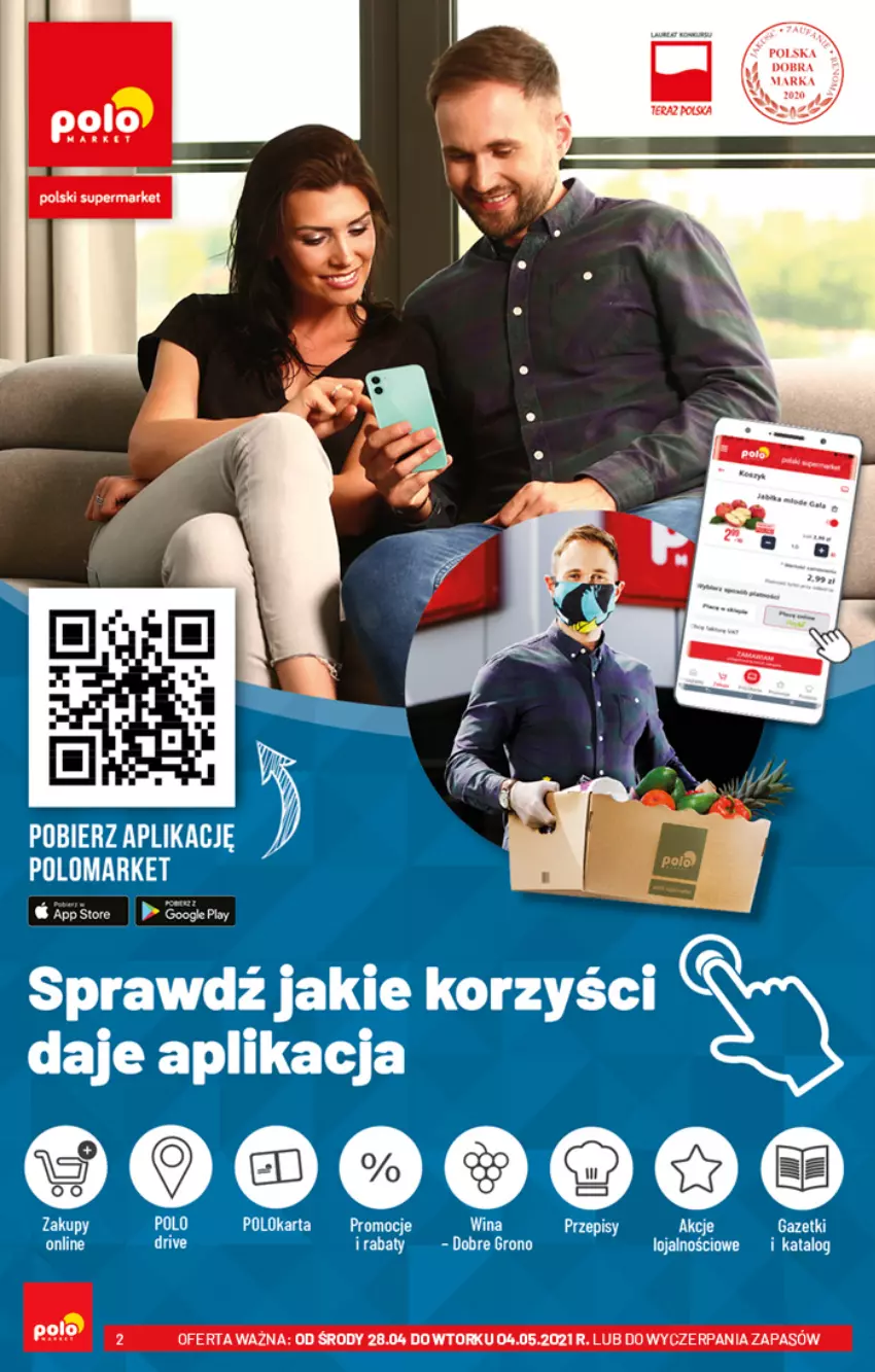 Gazetka promocyjna PoloMarket - Gazetka promocyjna - ważna 28.04 do 04.05.2021 - strona 2 - produkty: Tera