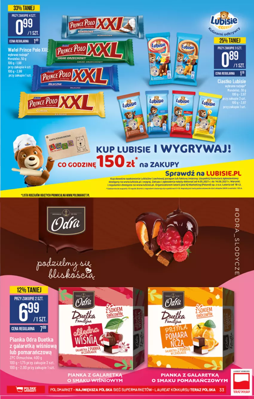 Gazetka promocyjna PoloMarket - Gazetka promocyjna - ważna 28.04 do 04.05.2021 - strona 33 - produkty: Gala, Gry, Laur, Lubisie, Tera