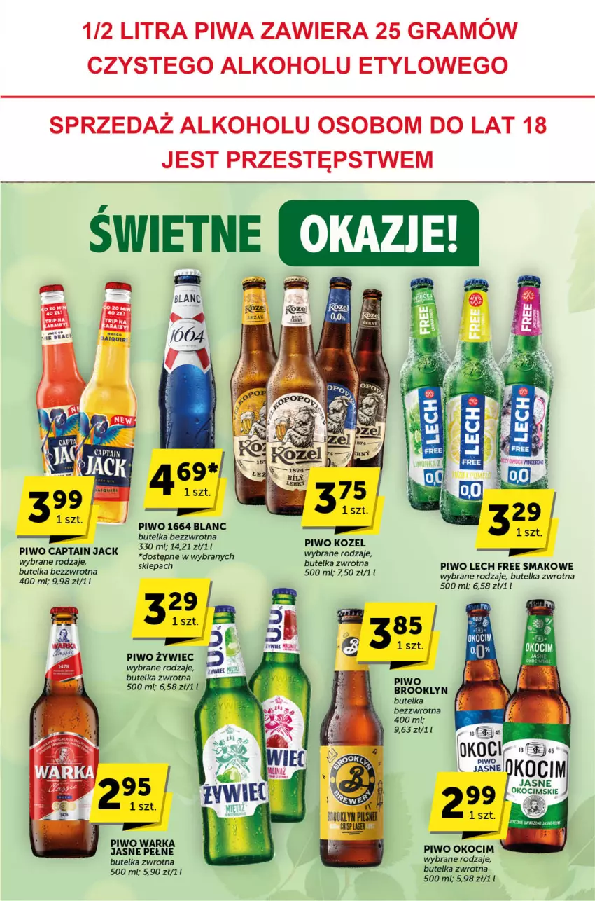 Gazetka promocyjna ABC - ważna 02.05 do 14.05.2024 - strona 25 - produkty: Captain Jack, Fa, Gra, Koc, Kozel, Okocim, Piwa, Piwo, Warka