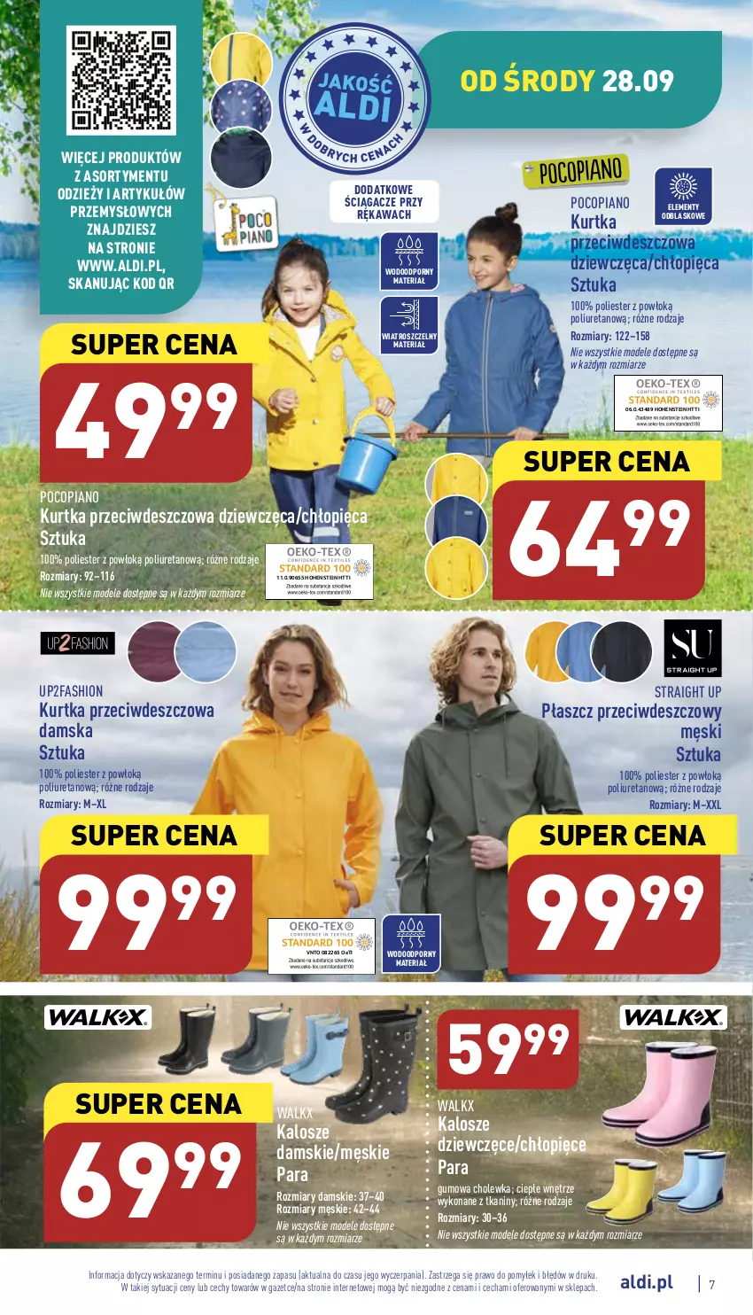 Gazetka promocyjna Aldi - Zaplanuj zakupy wcześniej - ważna 28.09 do 01.10.2022 - strona 7 - produkty: Fa, Kawa, Kurtka, Płaszcz, Pocopiano, Por