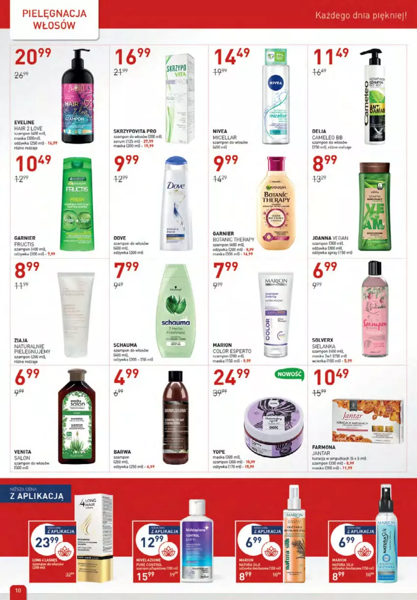 Gazetka promocyjna Drogerie Jawa - ważna 04.03 do 17.03.2022 - strona 10 - produkty: Control, Dove, Eleo, Eveline, Fa, Fructis, Garnier, Joanna, Maska, Nivea, Nivelazione, Odżywka, Pielęgnacja włosów, Piwa, Pur, Rum, Schauma, Ser, Serum, Szal, Szampon, Yope, Ziaja