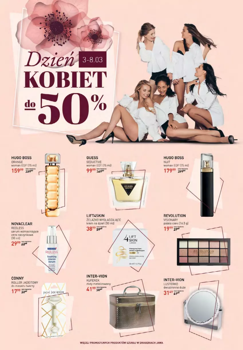 Gazetka promocyjna Drogerie Jawa - ważna 04.03 do 17.03.2022 - strona 2 - produkty: Fa, Hugo Boss, Krem na dzień, Paleta, Roller, Rum, Ser, Serum