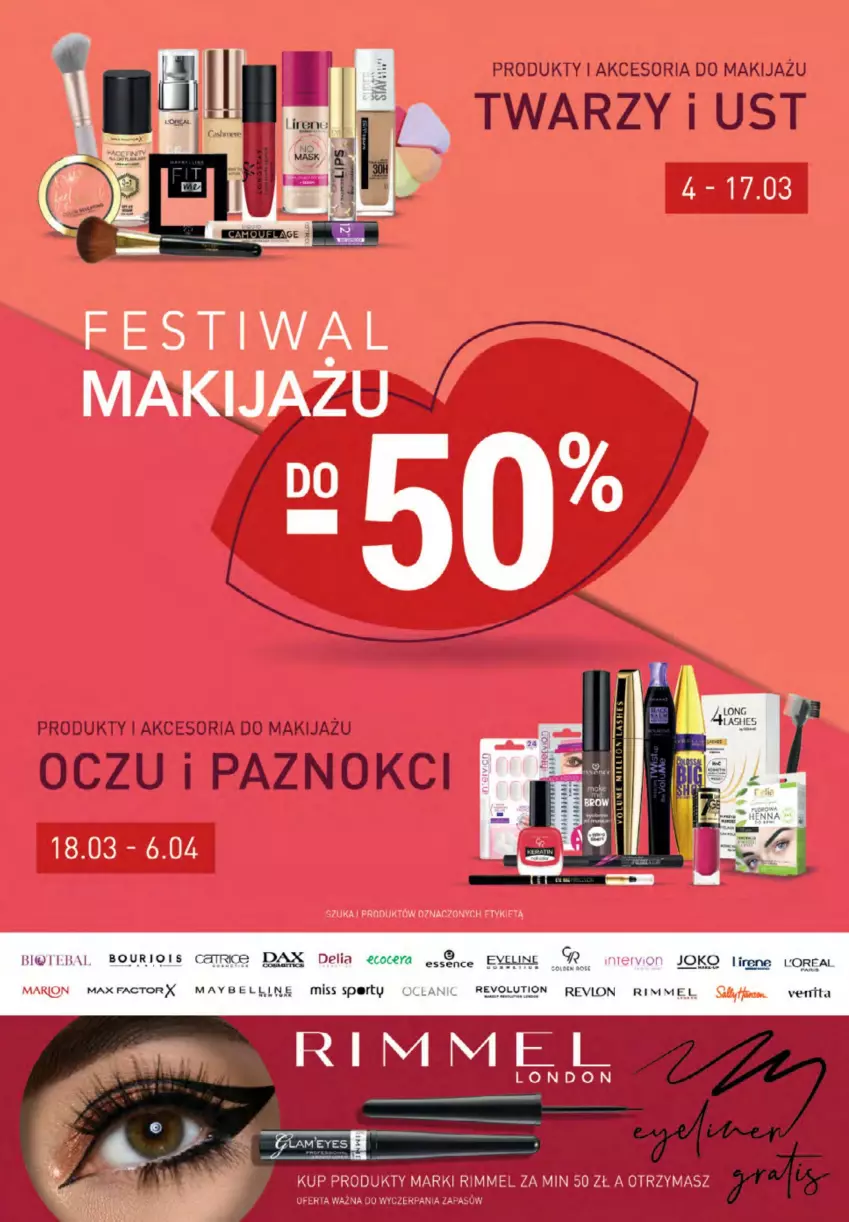 Gazetka promocyjna Drogerie Jawa - ważna 04.03 do 17.03.2022 - strona 3 - produkty: Makijaż