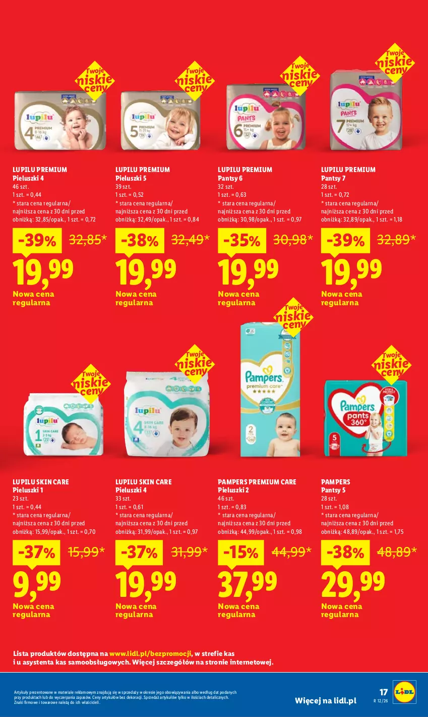 Gazetka promocyjna Lidl - Rewolucja cenowa! - ważna 09.05 do 31.05.2026 - strona 17 - produkty: Pampers