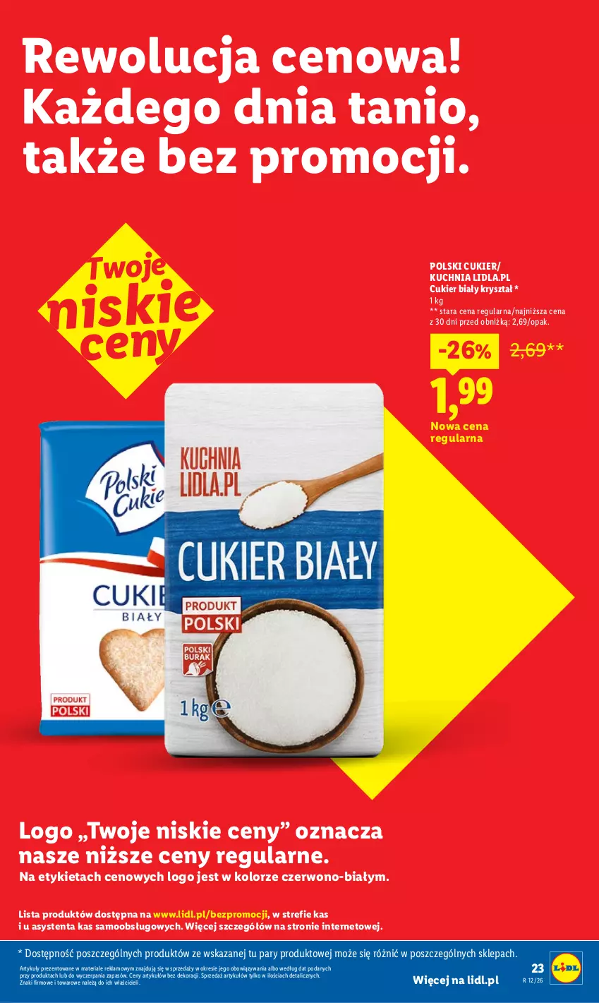 Gazetka promocyjna Lidl - Rewolucja cenowa! - ważna 09.05 do 31.05.2026 - strona 24 - produkty: Cukier, Kuchnia