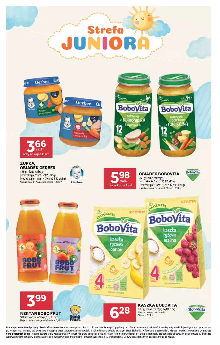 Gazetka promocyjna Stokrotka - Supermarket - ważna 15.01 do 21.01.2026 - strona 24 - produkty: BoboVita, Gerber, Mięso, Nektar, Optima, Owoce, Warzywa