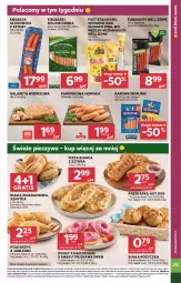 Gazetka promocyjna Stokrotka - Supermarket - Gazetka - ważna od 21.01 do 21.01.2026 - strona 11 - produkty: Piec, Warzywa, Ser, Gra, Hot dog, Parówki, Optima, Pizza, Morliny, Pieczywo, Kiełbasa głogowska, Danio, Owoce, Kabanos, Donut, Gala, Kiełbasa, Berlinki, Bułka, Mięso, Jabłka, NOWAK