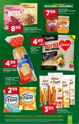 Gazetka promocyjna Stokrotka - Supermarket - Gazetka - ważna od 21.01 do 21.01.2026 - strona 29 - produkty: Piec, Warzywa, Sok, Ser, Por, Zupa, Grissini, Tortilla, Pieczywo, Owoce, Deser, Pudliszki
