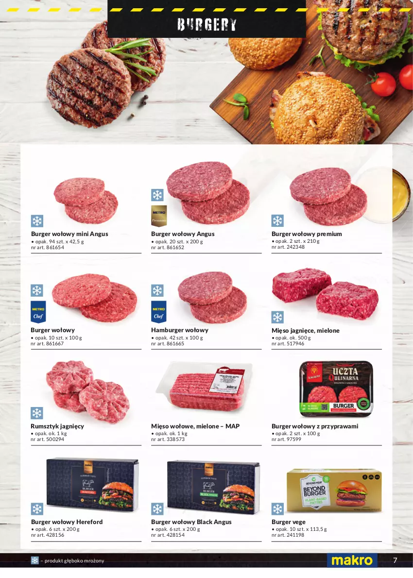 Gazetka promocyjna Makro - [Oferta specjalna] Street food - ważna 19.04 do 31.08.2022 - strona 7 - produkty: Burger, Hamburger, Lack, Mięso, Mięso jagnięce, Mięso wołowe, Rum