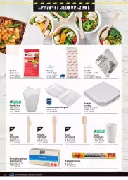 Gazetka promocyjna Makro - [Oferta specjalna] Street food - Gazetka - ważna od 31.08 do 31.08.2022 - strona 22 - produkty: Torebka, Ser, Hot dog, Papier, Serwetki papierowe, Widelec, Serwetki, Burger, Pudełko, Kubek, Frytki, Folia aluminiowa