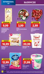 Gazetka promocyjna Lidl - GAZETKA - Gazetka - ważna od 06.11 do 06.11.2024 - strona 44 - produkty: Cukier, Praliny, Karp, Raffaello, Ferrero Rocher, Wawel, Wafle, Lody, Czekolada, Ferrero, Cukierki, Merci, Michałki, Kokos, Fa