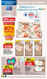 Gazetka promocyjna Lidl - GAZETKA - Gazetka - ważna od 06.11 do 06.11.2024 - strona 56 - produkty: Pampers, O Bag, Chusteczki, Dzieci