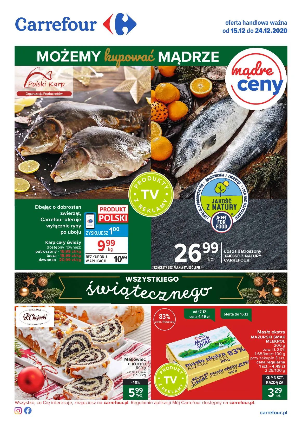 Gazetka promocyjna Carrefour - Gazetka Promocyjna - ważna 15.12 do 24.12.2020 - strona 1