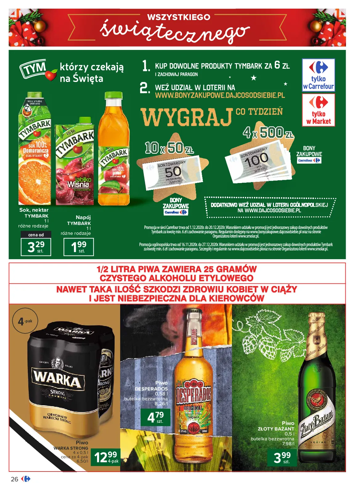 Gazetka promocyjna Carrefour - Gazetka Promocyjna - ważna 15.12 do 24.12.2020 - strona 26