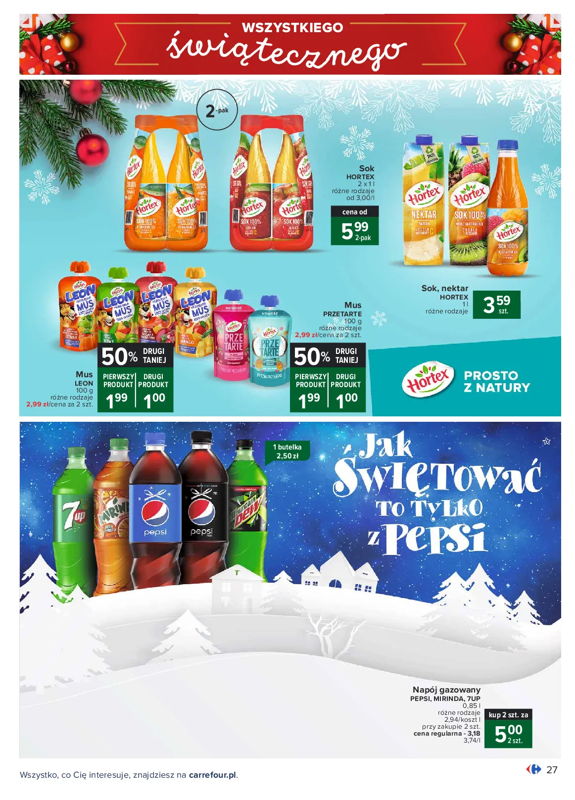 Gazetka promocyjna Carrefour - Gazetka Promocyjna - ważna 15.12 do 24.12.2020 - strona 27