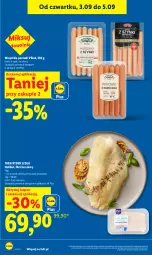 Gazetka promocyjna Lidl - Gazetka ważna od 3.09 do 5.09 - Gazetka - ważna od 05.09 do 05.09.2026 - strona 10 - produkty: Halibut, Parówki, PIKOK