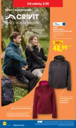 Gazetka promocyjna Lidl - Gazetka ważna od 3.09 do 5.09 - Gazetka - ważna od 05.09 do 05.09.2026 - strona 36 - produkty: Top, Sok, Por, Kurtka, Kurtka softshell, Sport