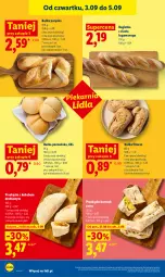Gazetka promocyjna Lidl - Gazetka ważna od 3.09 do 5.09 - Gazetka - ważna od 05.09 do 05.09.2026 - strona 50 - produkty: Kurczak, Bułka fitness, Bagietka, Bułka, Kebab