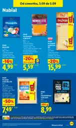 Gazetka promocyjna Lidl - Gazetka ważna od 3.09 do 5.09 - Gazetka - ważna od 05.09 do 05.09.2026 - strona 61 - produkty: Mozzarella, Sok, Ser, Ser tylżycki, Kawa, Laur, Pilos, Mimolette, Gouda
