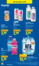 Gazetka promocyjna Lidl - Gazetka ważna od 3.09 do 5.09 - Gazetka - ważna od 05.09 do 05.09.2026 - strona 64 - produkty: Nałęczowianka, Ananas, Napoje, Napój gazowany, Limonka, Oshee, Woda mineralna, Woda, Mango, Napój, Liczi, Magnez