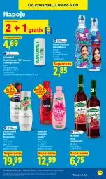 Gazetka promocyjna Lidl - Gazetka ważna od 3.09 do 5.09 - Gazetka - ważna od 05.09 do 05.09.2026 - strona 65 - produkty: Gra, Napoje, Syrop, Kubuś Waterrr, Kubuś, Woda, Herbapol, Liczi, Kokos