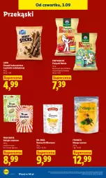 Gazetka promocyjna Lidl - Gazetka ważna od 3.09 do 5.09 - Gazetka - ważna od 05.09 do 05.09.2026 - strona 76 - produkty: Banany, Papryka, Mango suszone, Daktyle, Chrupki, Popcorn, Przysnacki, Mango