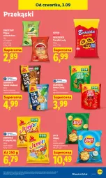 Gazetka promocyjna Lidl - Gazetka ważna od 3.09 do 5.09 - Gazetka - ważna od 05.09 do 05.09.2026 - strona 77 - produkty: Ketchup, Ser, Lajkonik, Papryka, Beskidzki, Chipsy, Precelki, Lay’s