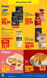 Gazetka promocyjna Lidl - Gazetka ważna od 3.09 do 5.09 - Gazetka - ważna od 05.09 do 05.09.2026 - strona 82 - produkty: Nescafé, Kawa rozpuszczalna, Ser, Kawa ziarnista, Królewski, Kawa, Sękacz, Lavazza, Mocca Fix Gold, Woseba, Mango