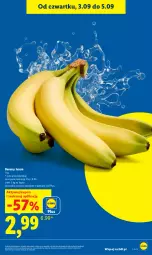 Gazetka promocyjna Lidl - Gazetka ważna od 3.09 do 5.09 - Gazetka - ważna od 05.09 do 05.09.2026 - strona 9 - produkty: Banany