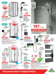 Gazetka promocyjna Leroy Merlin - Nowa Łazienka - Gazetka - ważna od 03.07 do 03.07.2021 - strona 5 - produkty: Zestaw prysznicowy, Grzejnik, Gra, Termos, Grzejnik łazienkowy, Kosz, Klej, Tran, Wanna, Lack, Brodzik, Drzwi, Pokrywa, Parawan nawannowy, Szkło grafitowe