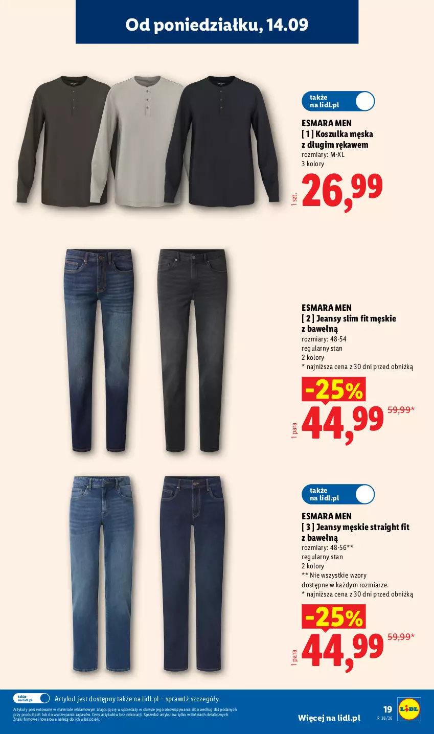 Gazetka promocyjna Lidl - Gazetka ważna od 14.09. do 19.09. - ważna 14.09 do 19.09.2026 - strona 23 - produkty: Kosz, Koszulka