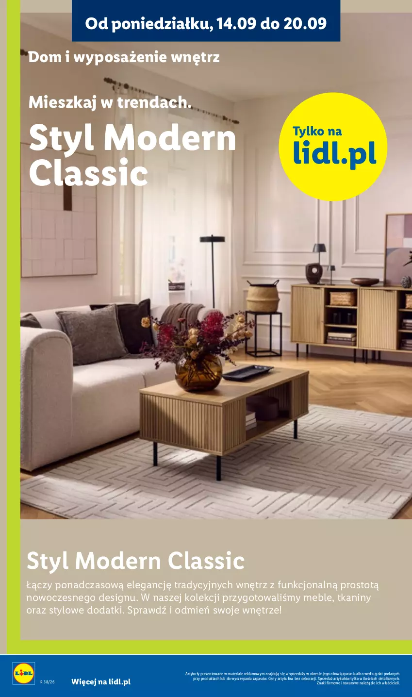 Gazetka promocyjna Lidl - Gazetka ważna od 14.09. do 19.09. - ważna 14.09 do 19.09.2026 - strona 30 - produkty: Meble