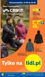 Gazetka promocyjna Lidl - Gazetka ważna od 14.09. do 19.09. - Gazetka - ważna od 19.09 do 19.09.2026 - strona 10 - produkty: Por, Gra, Kurtka, Sport, Grafika