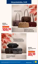 Gazetka promocyjna Lidl - Gazetka ważna od 14.09. do 19.09. - Gazetka - ważna od 19.09 do 19.09.2026 - strona 19 - produkty: Torebka, Kret, Torba, Wittchen, Fa