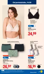 Gazetka promocyjna Lidl - Gazetka ważna od 14.09. do 19.09. - Gazetka - ważna od 19.09 do 19.09.2026 - strona 25 - produkty: Sok, Ser, Miseczka, Biustonosz, Karp, Skarpetki, Bokserki, Fa