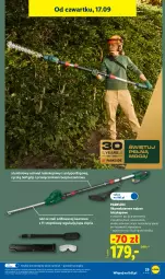 Gazetka promocyjna Lidl - Gazetka ważna od 14.09. do 19.09. - Gazetka - ważna od 19.09 do 19.09.2026 - strona 37 - produkty: Piec, Parkside, Okulary ochronne, Teleskop, Top, Ser, Noż, Nożyce, Akumulator