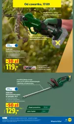 Gazetka promocyjna Lidl - Gazetka ważna od 14.09. do 19.09. - Gazetka - ważna od 19.09 do 19.09.2026 - strona 39 - produkty: Parkside, Sok, Ser, Noż, Nożyce, Sekator, Wkręt, Akumulator