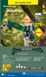 Gazetka promocyjna Lidl - Gazetka ważna od 14.09. do 19.09. - Gazetka - ważna od 19.09 do 19.09.2026 - strona 40 - produkty: Parkside, Teleskop, Top, Por, Sekator, Uchwyty, Tran, Sport, Grill, Ogród, Pas transportowy, Akumulator