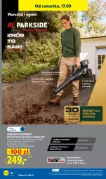 Gazetka promocyjna Lidl - Gazetka ważna od 14.09. do 19.09. - Gazetka - ważna od 19.09 do 19.09.2026 - strona 44 - produkty: Parkside, Top, Ser, Rum, Ogród, Akumulator